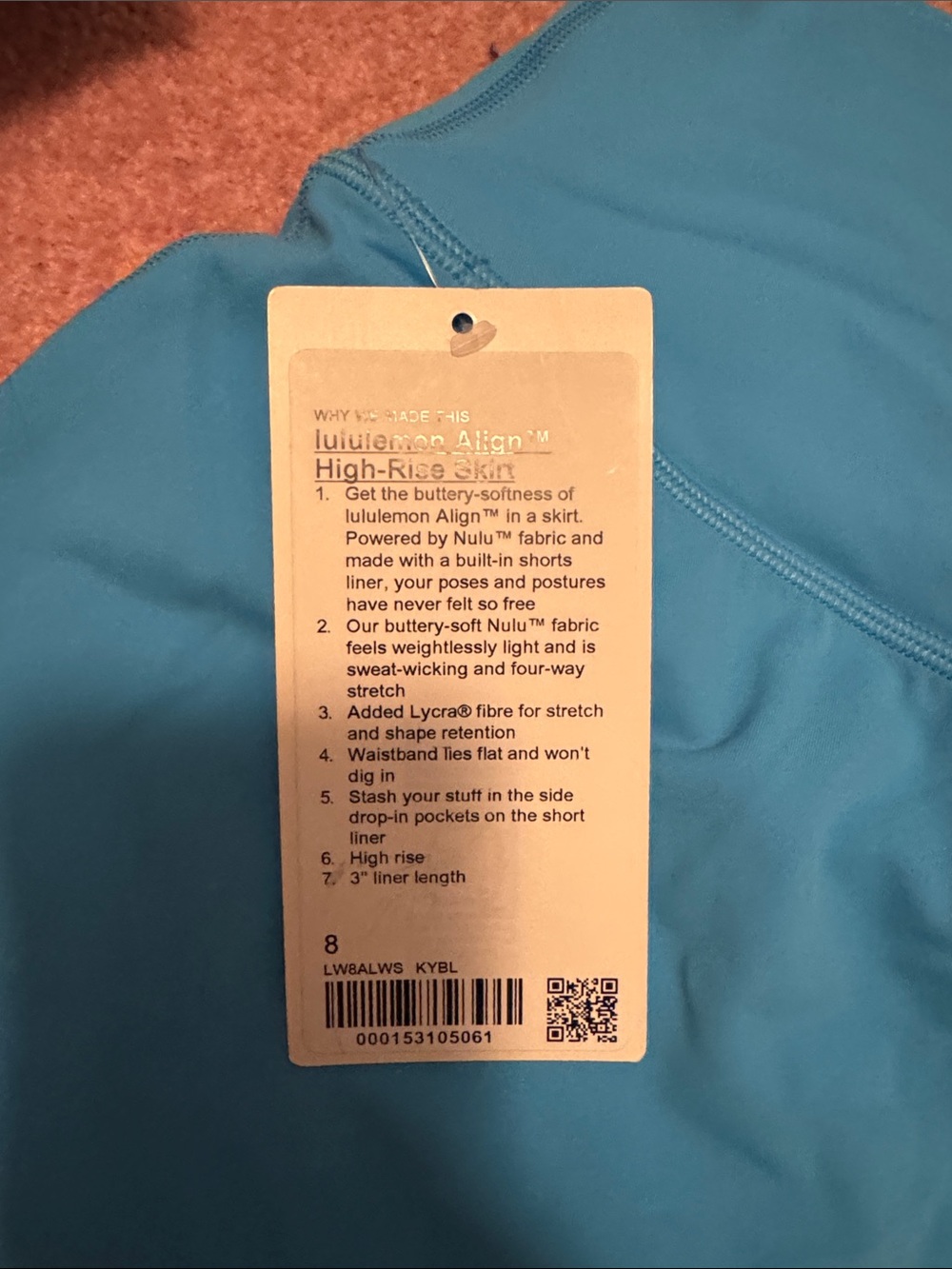 lululemon athletica Light Blue Athletic Skort - Picture 5 of 5